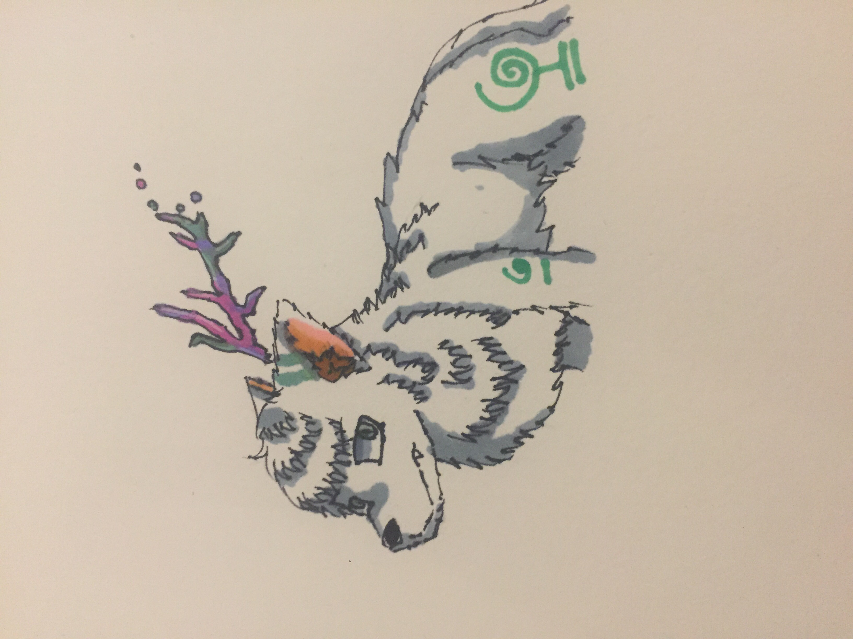 随便涂的马克笔