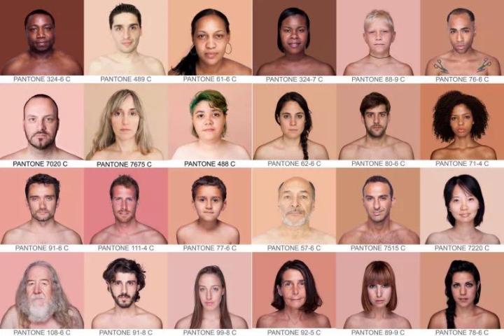 世界四种肤色的人图片图片