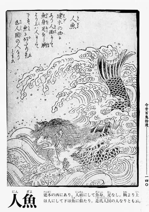 日本妖怪历史文化之传说吃了它的血肉可青春不老 延寿800年 有日本神尼为证 哔哩哔哩