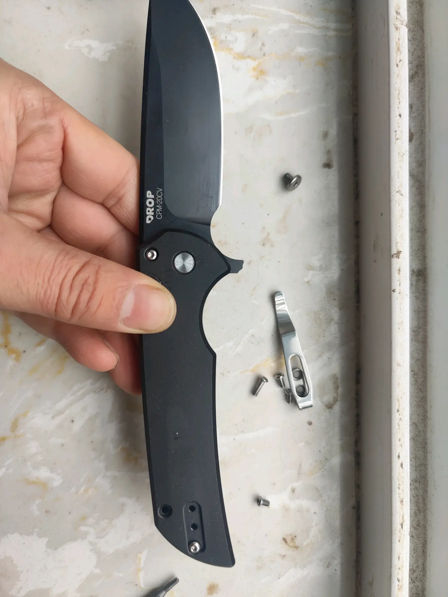 部分折刀拆解照片