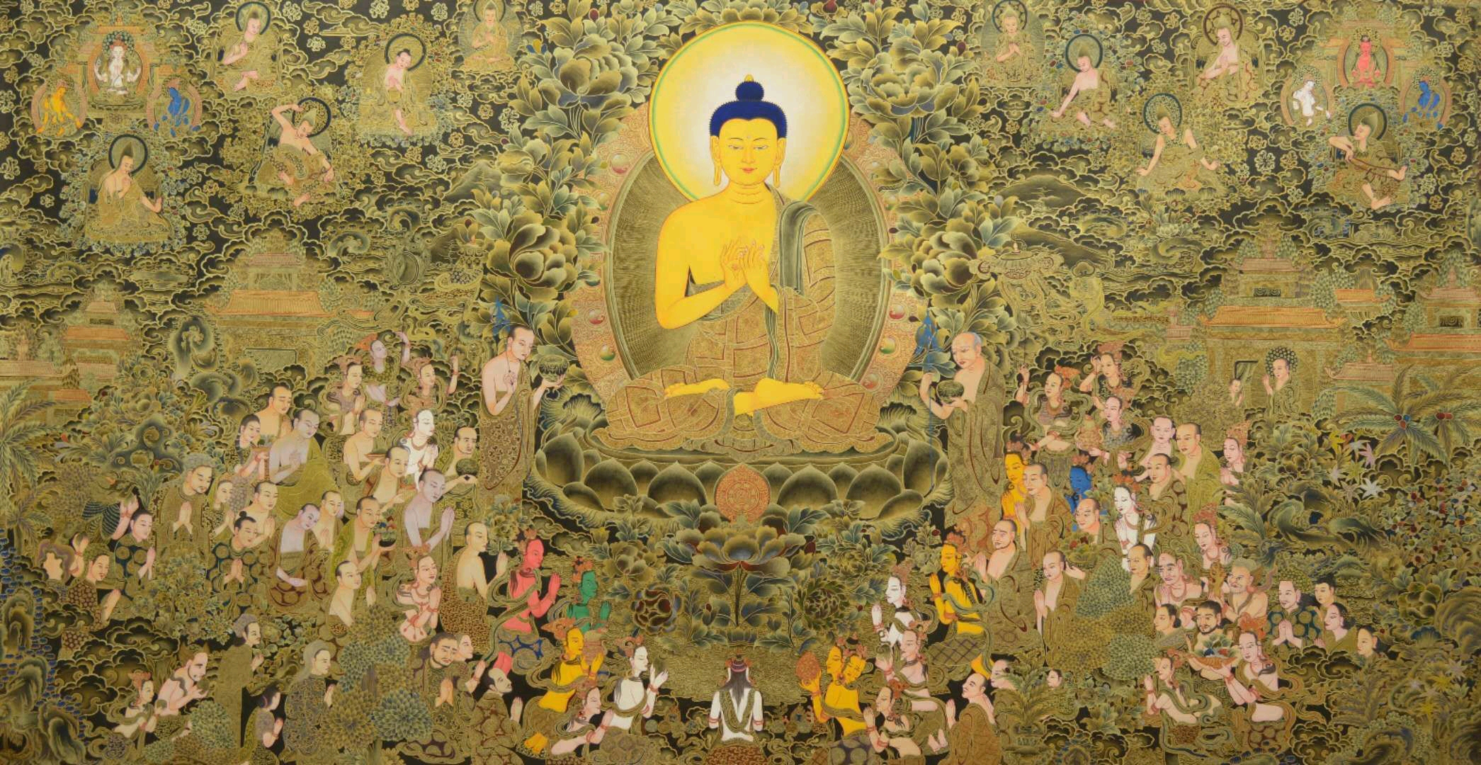 释迦牟尼佛画传_30副精美画作再现佛陀的一生！附佛陀真实身高、生年考证 - 哔哩哔哩