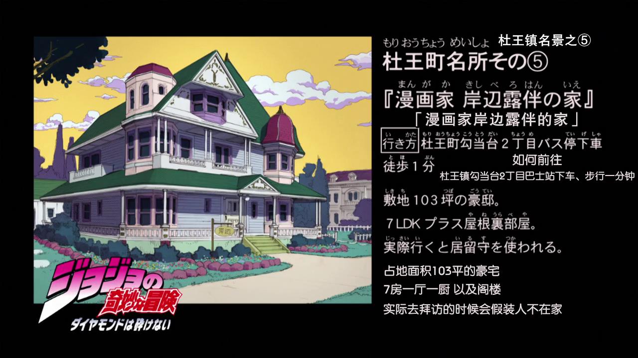 jojo杜王町的名胜之地你知道一共有几处吗