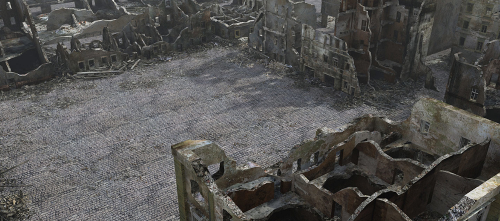 战争风格3d场景模型,分享