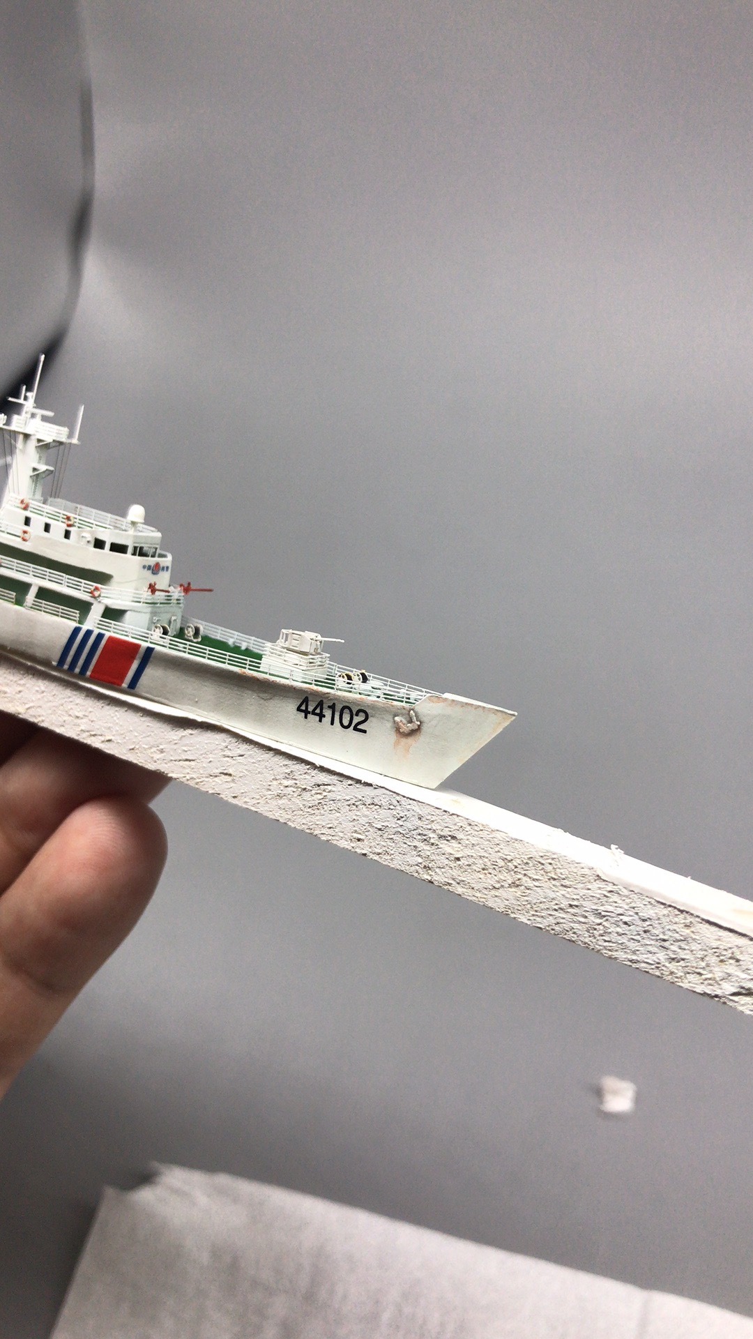手工船模1700中国海警728型巡逻舰44102舰