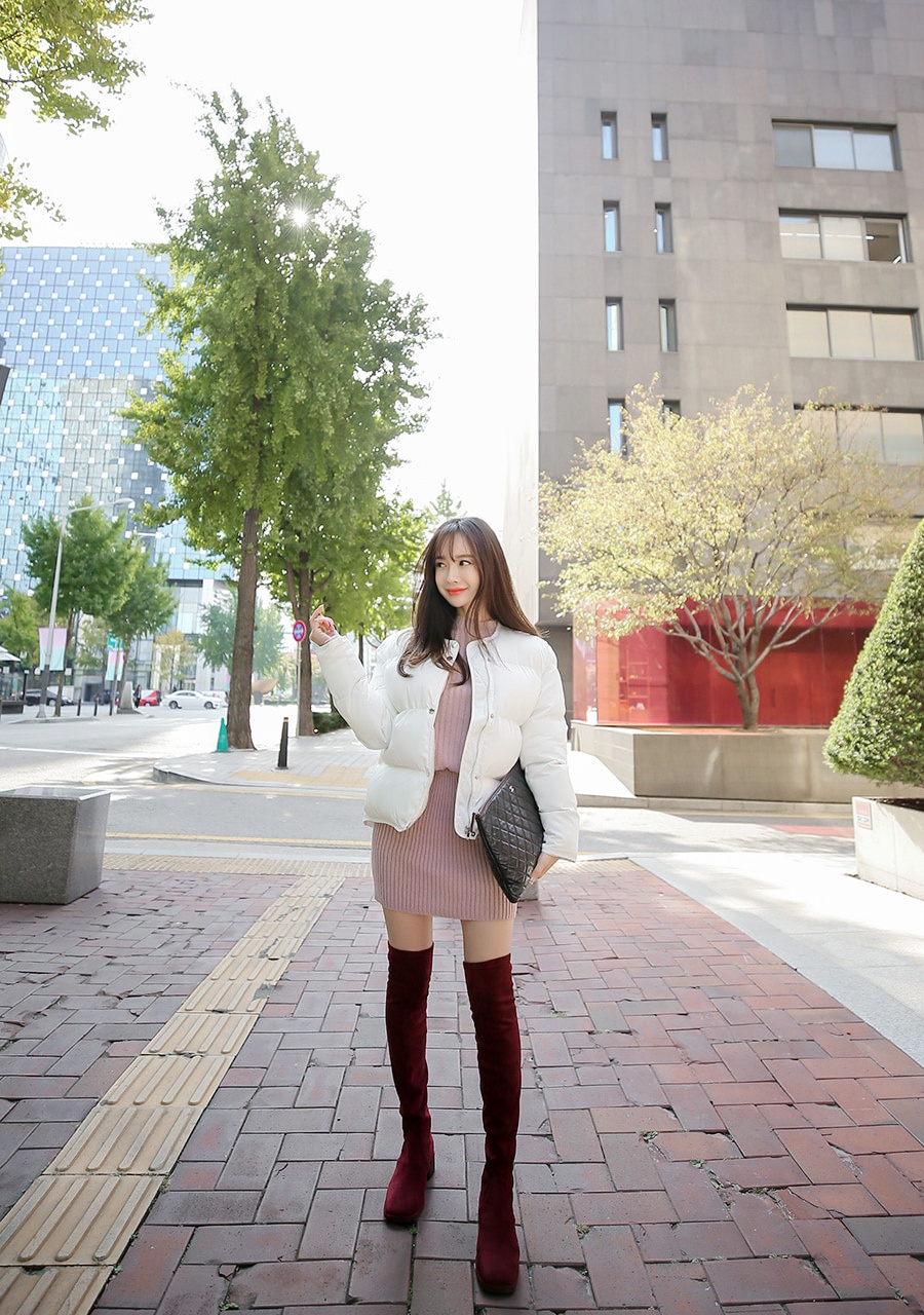 惠美女神d34红色长靴5b8281bc1