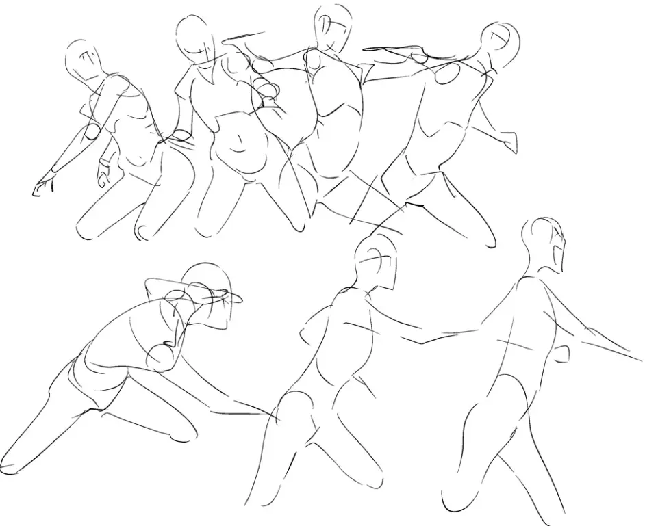 好想参考一下 姿势集特辑 Pixivision搬运 哔哩哔哩