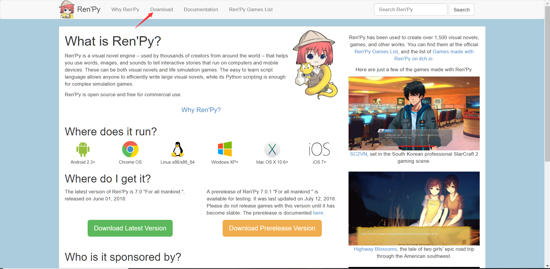 Ren'py教程系列（一）下载篇 - 哔哩哔哩