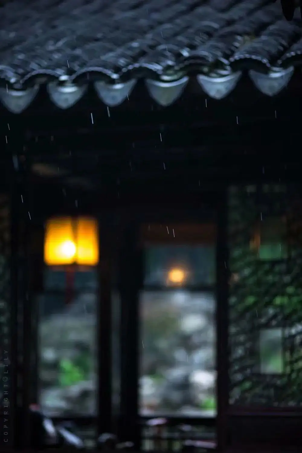 手机壁纸|下雨专题 绵绵夜雨 By:伽码盐泽 2022年10月18日 - 哔哩哔哩