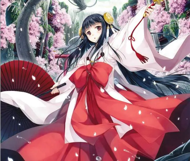 手机壁纸 二次元神社巫女第二期by B站盐泽年12月11日 哔哩哔哩