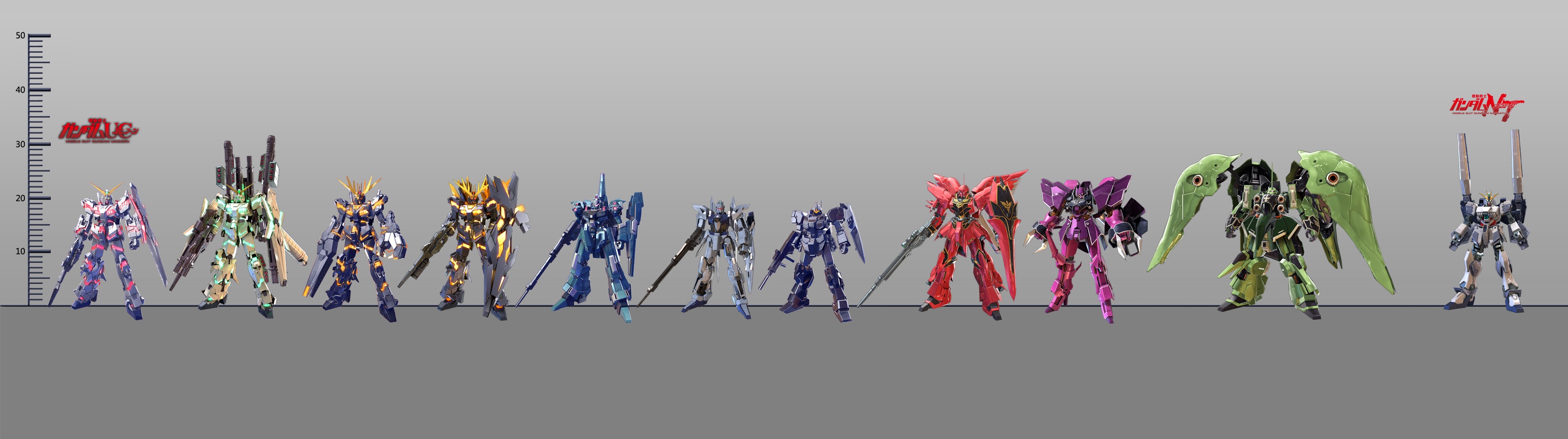 高达vs系列比例图