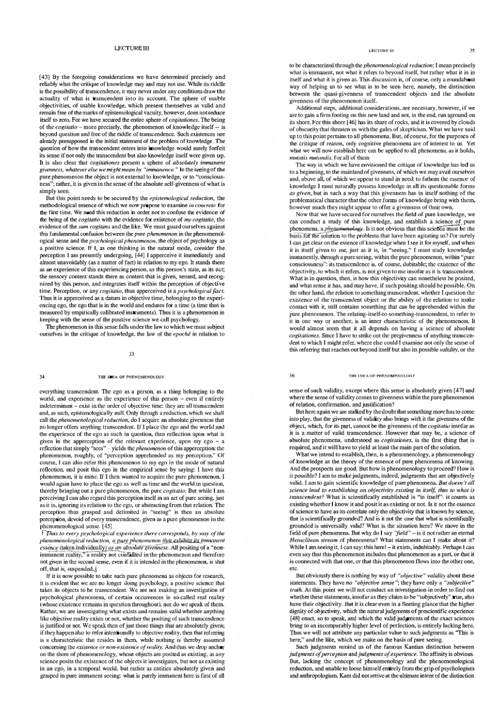 the idea of phenomenology by Husserl(1) - 哔哩哔哩