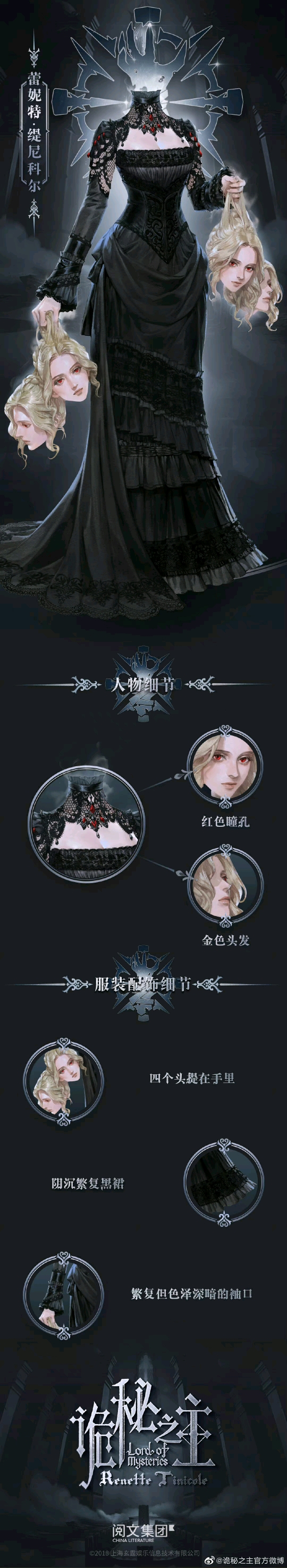 《诡秘之主》 官方人设图（部分） - 哔哩哔哩