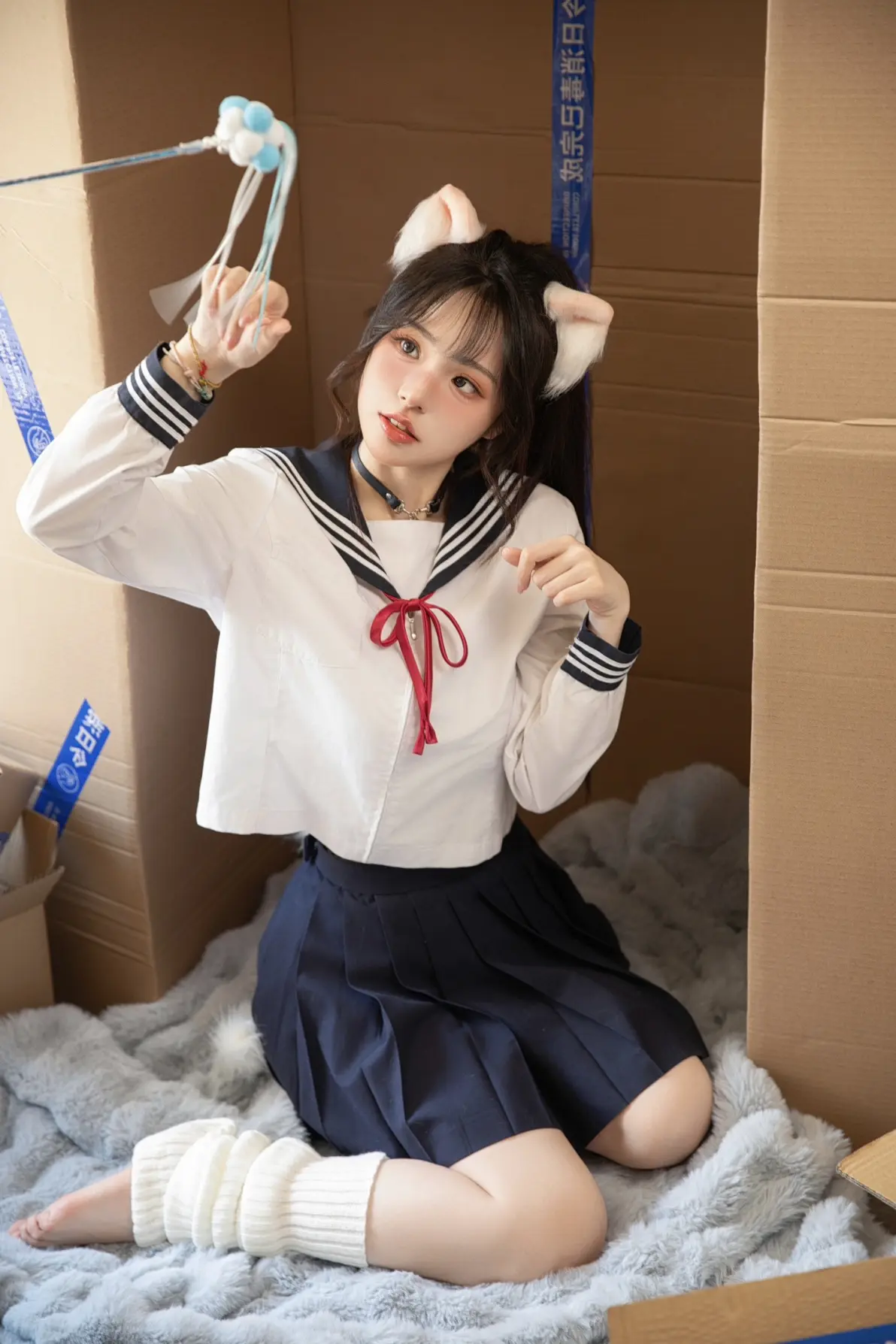 班长爱学习,青涩jk水手服校园美女写真