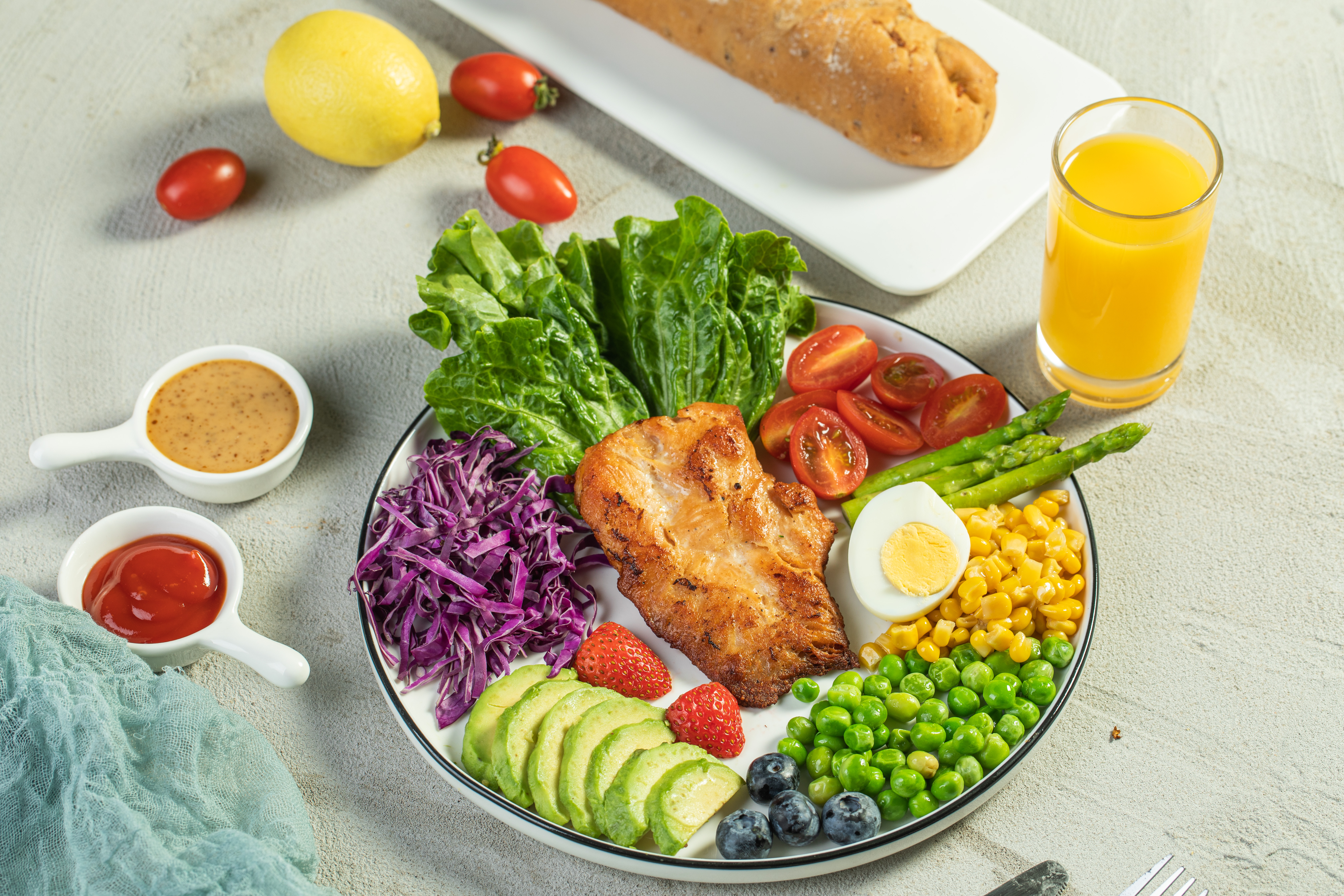 减脂餐肌房重地鸡胸肉沙拉这样做好吃不怕胖