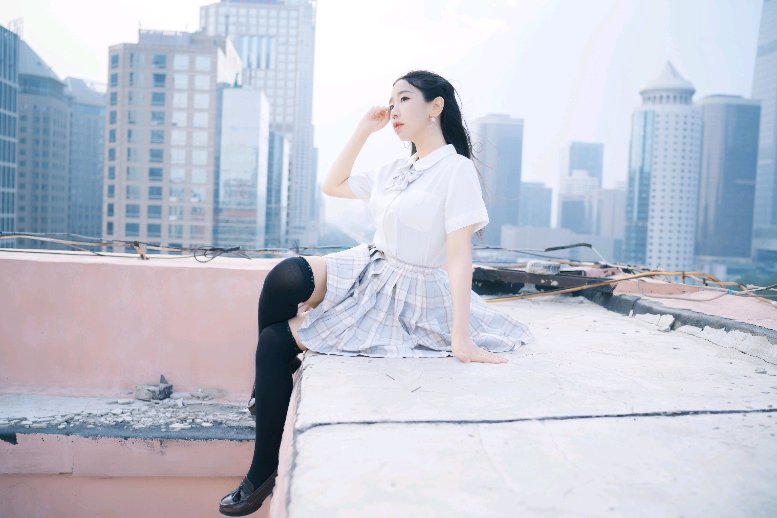 【cosplay】天台jk小姐姐