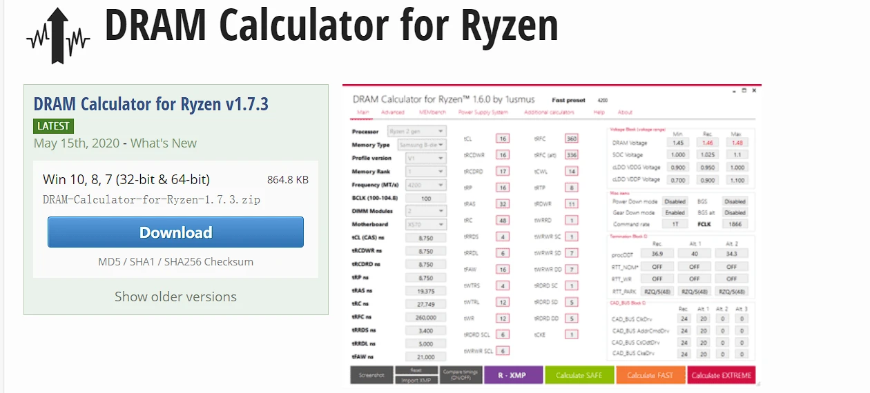 Ryzen DRAM Calculator——一个简易有效的AM4平台内存超频工具（以5600为例） 哔哩哔哩