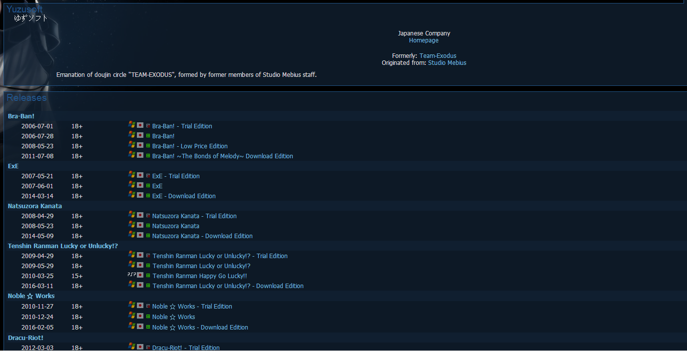galgame相关网站介绍01:常用网站篇01:vndb(完