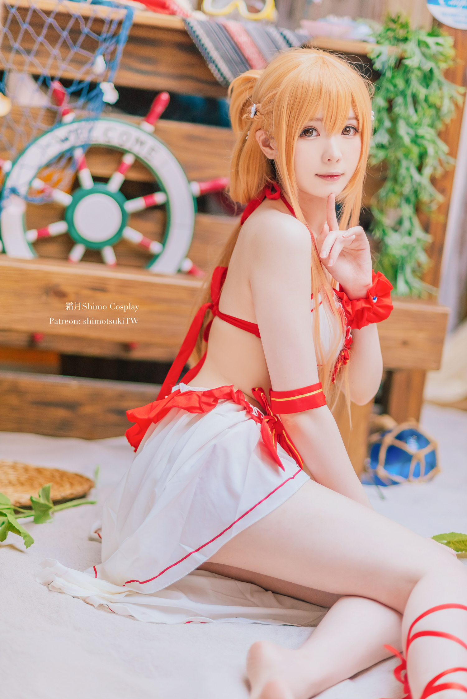 霜月Shimo亚丝娜泳装Cosplay8