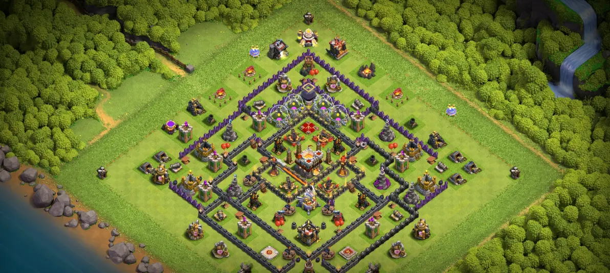 部落冲突十一本阵型