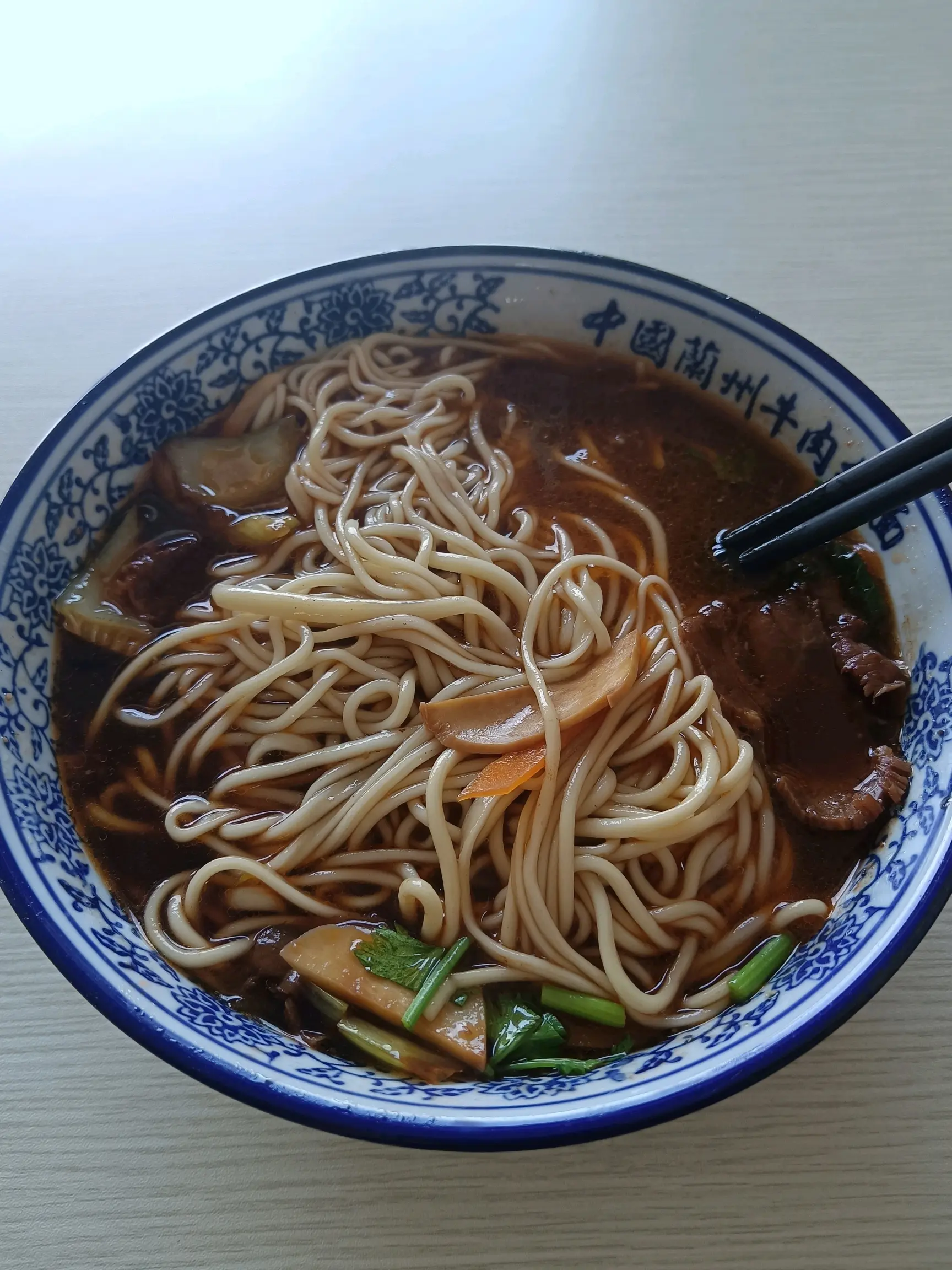 兰州拉面千秋车站十字路口旁边红烧牛肉面15 - 哔哩哔哩
