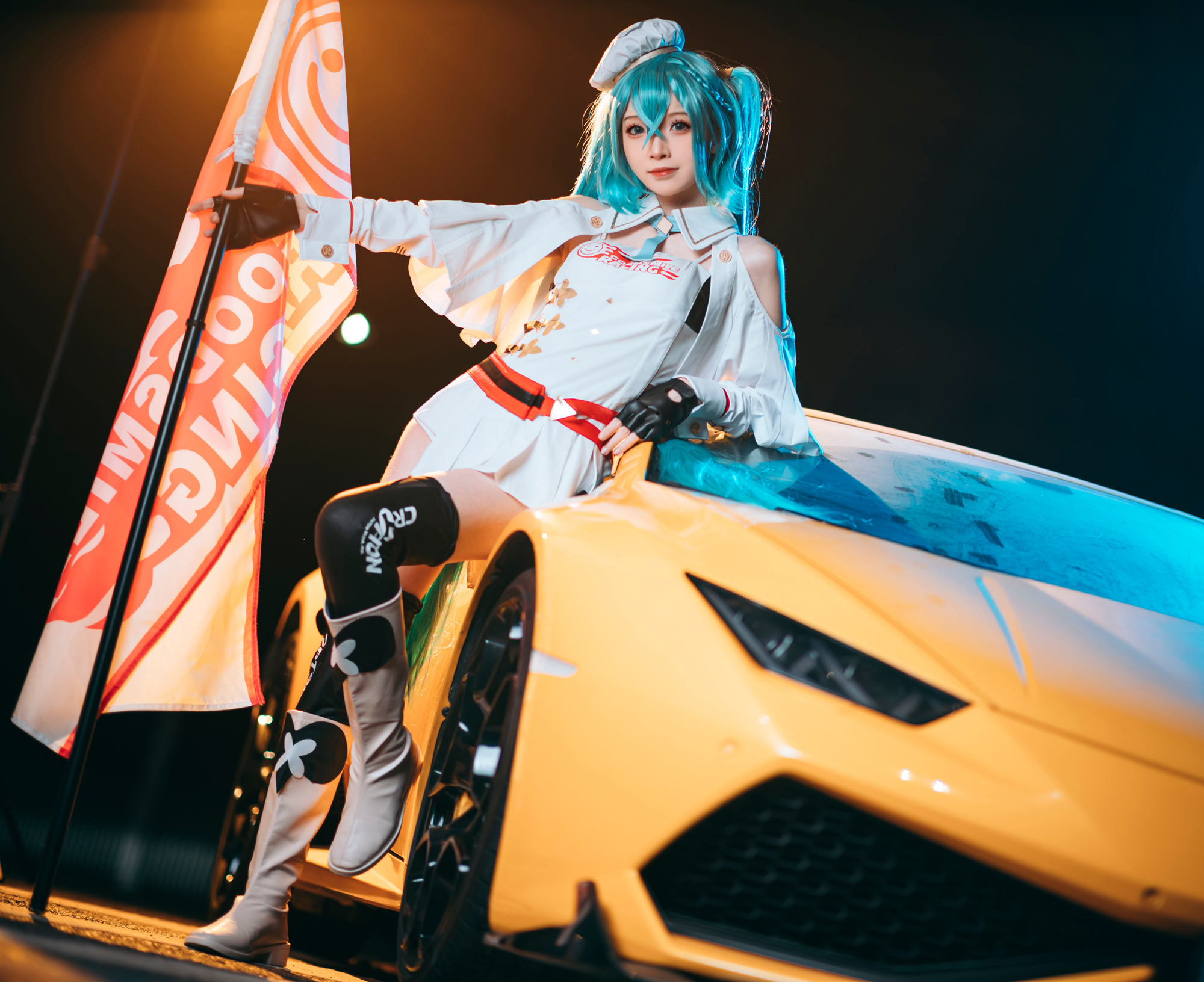 祖木子初音未来2023赛车服cosplay6