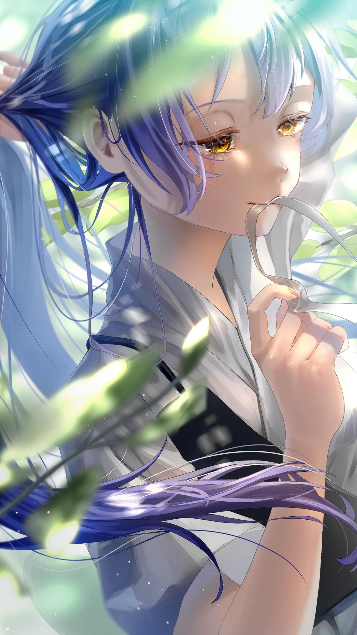 让人心脏漏一拍的动作 - 咬着发圈插画特辑 2023.05.22 - 哔哩哔哩