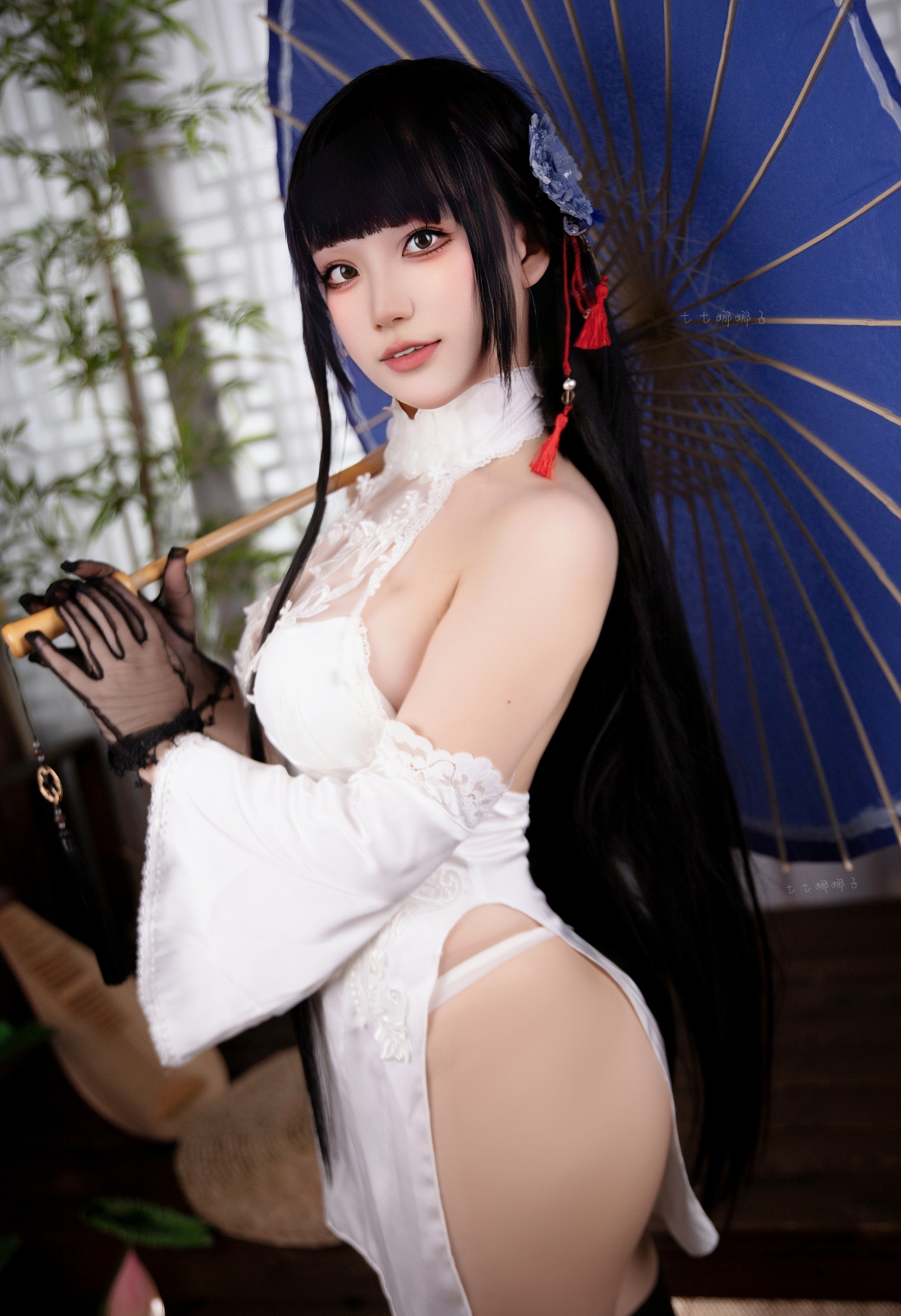 七七娜娜子碧蓝航线逸仙旗袍cosplay4