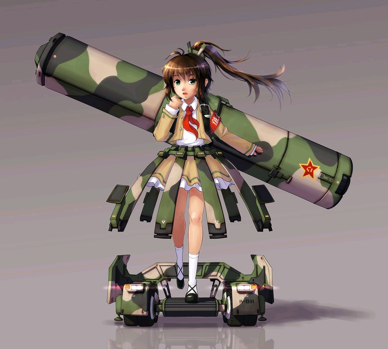 动画 动漫杂谈 【p站】军事篇:战术少女(10)先画师后作品 9072968