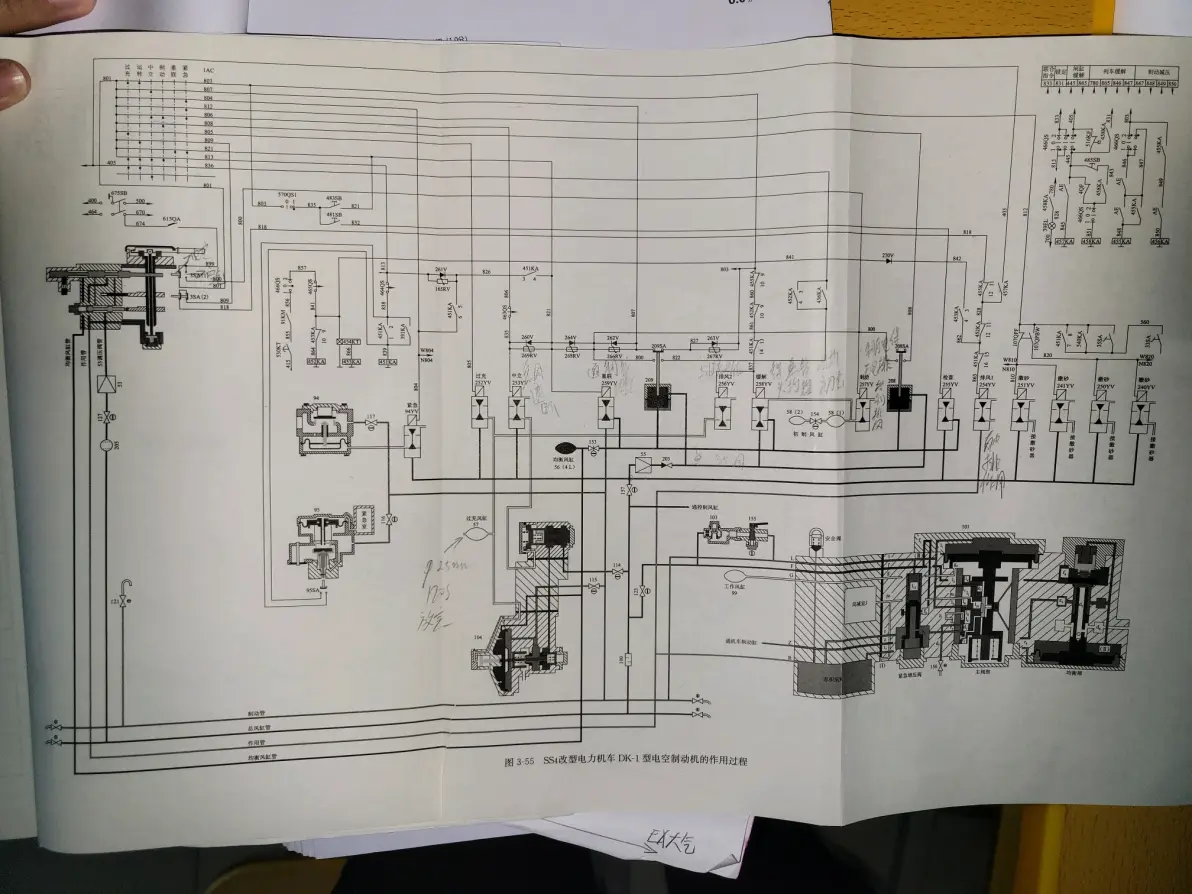 dk1型电空制动机原理图