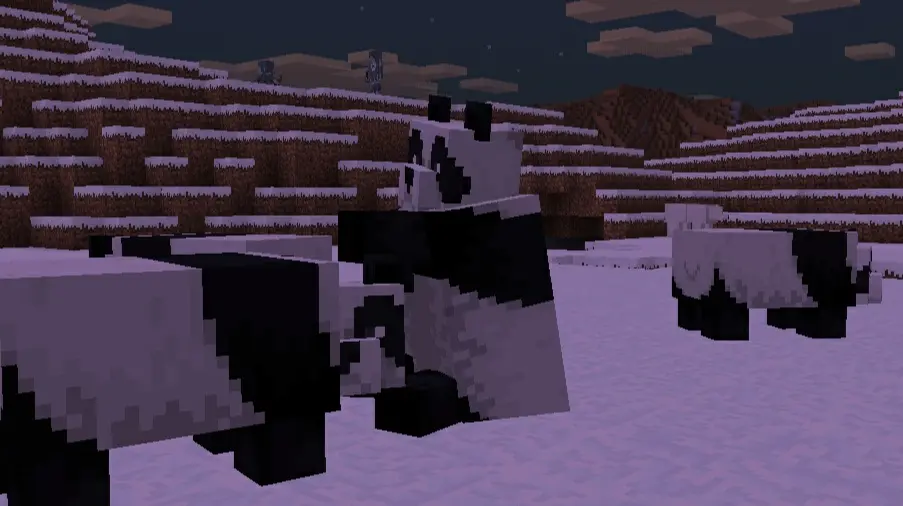 Minecraft 带你了解一下minecraft的熊猫基本特征 哔哩哔哩