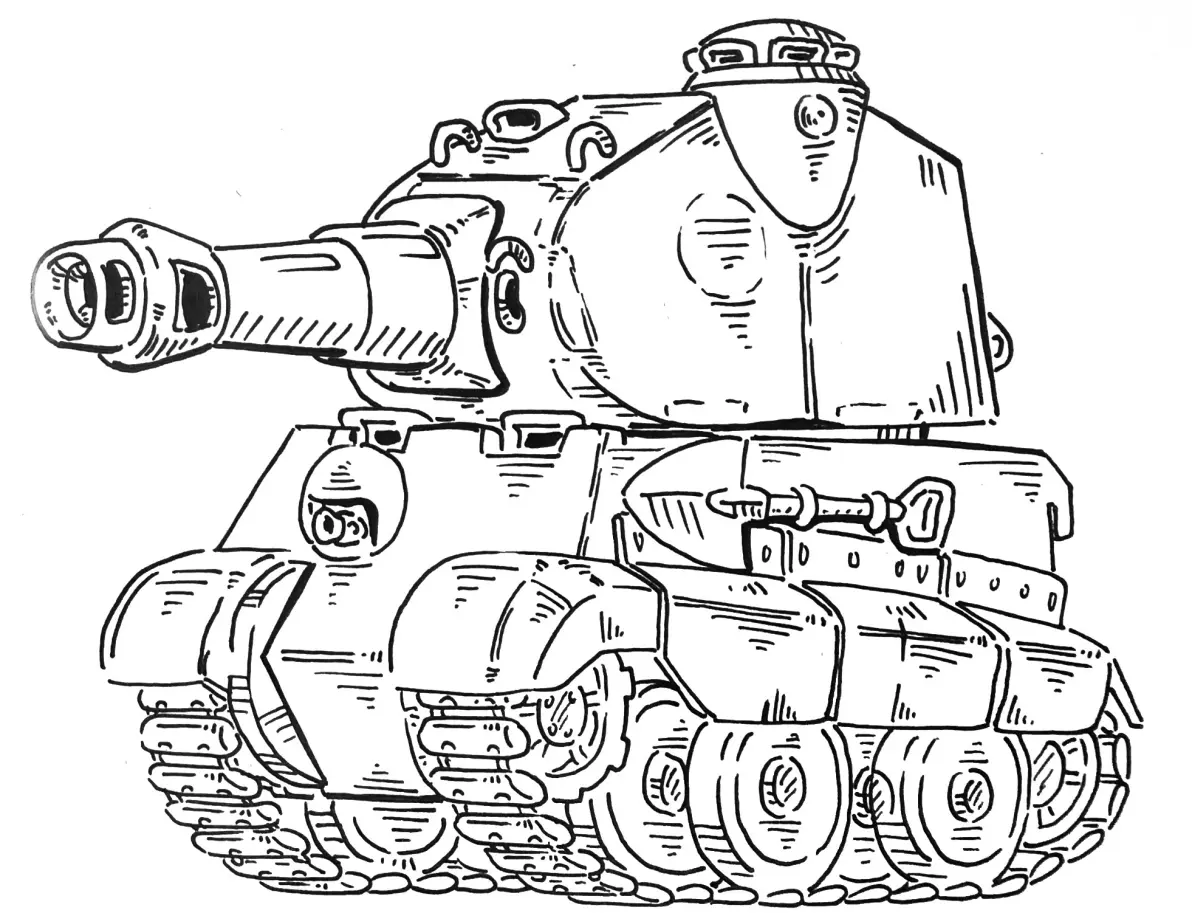 虎王卡尔臼炮突击虎