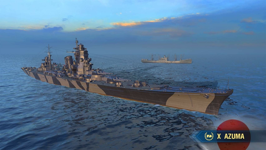 战舰世界新船真老婆,吾妻(azuma)