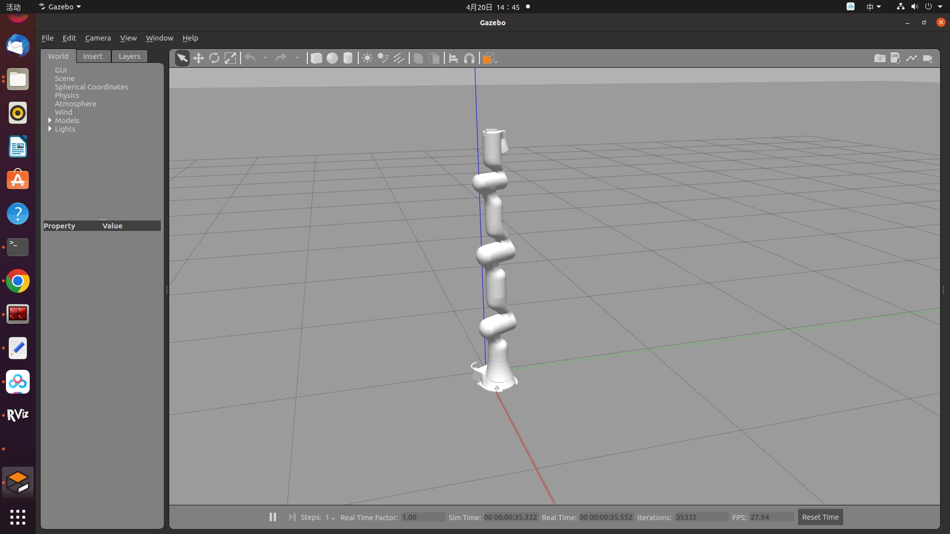 ROS笔记将自己的urdf导入rviz和gazebo01 哔哩哔哩