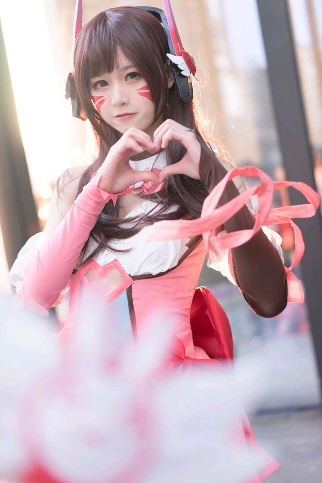 cosplay丨守望先锋:dv.a同人魔法少女