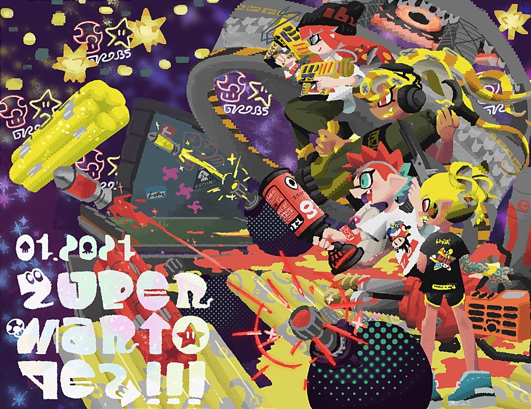 splatoon2街头涂鸦amp水彩