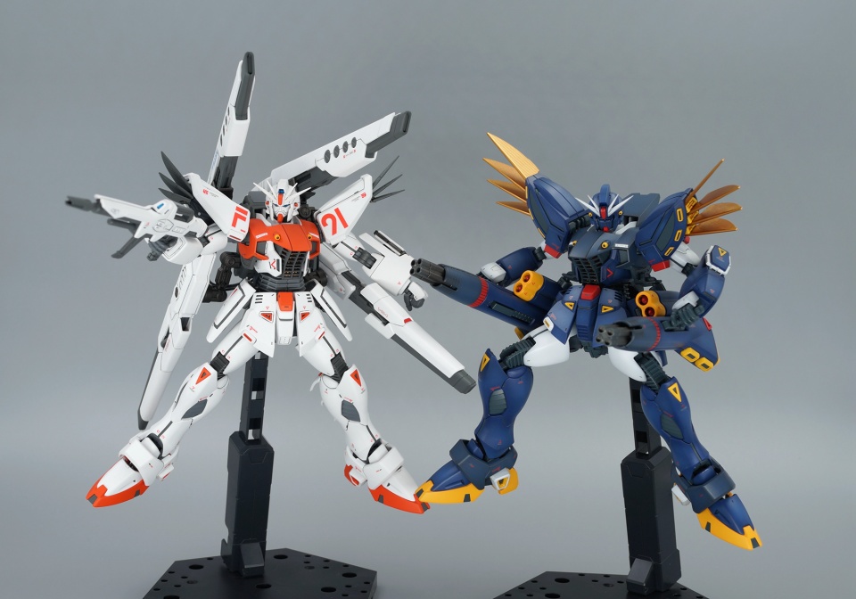 [小t高达秀]mg gundam f91 v2.0 back cannon set