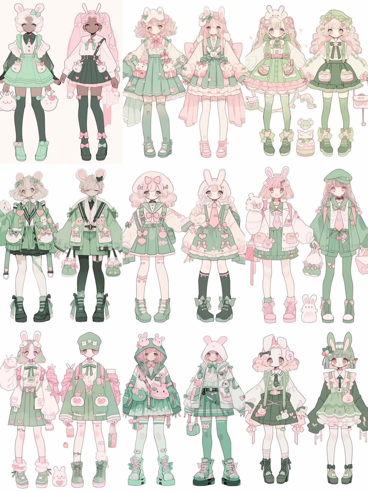200+OC服装参考!总有一款适合你的OC! - 哔哩哔哩