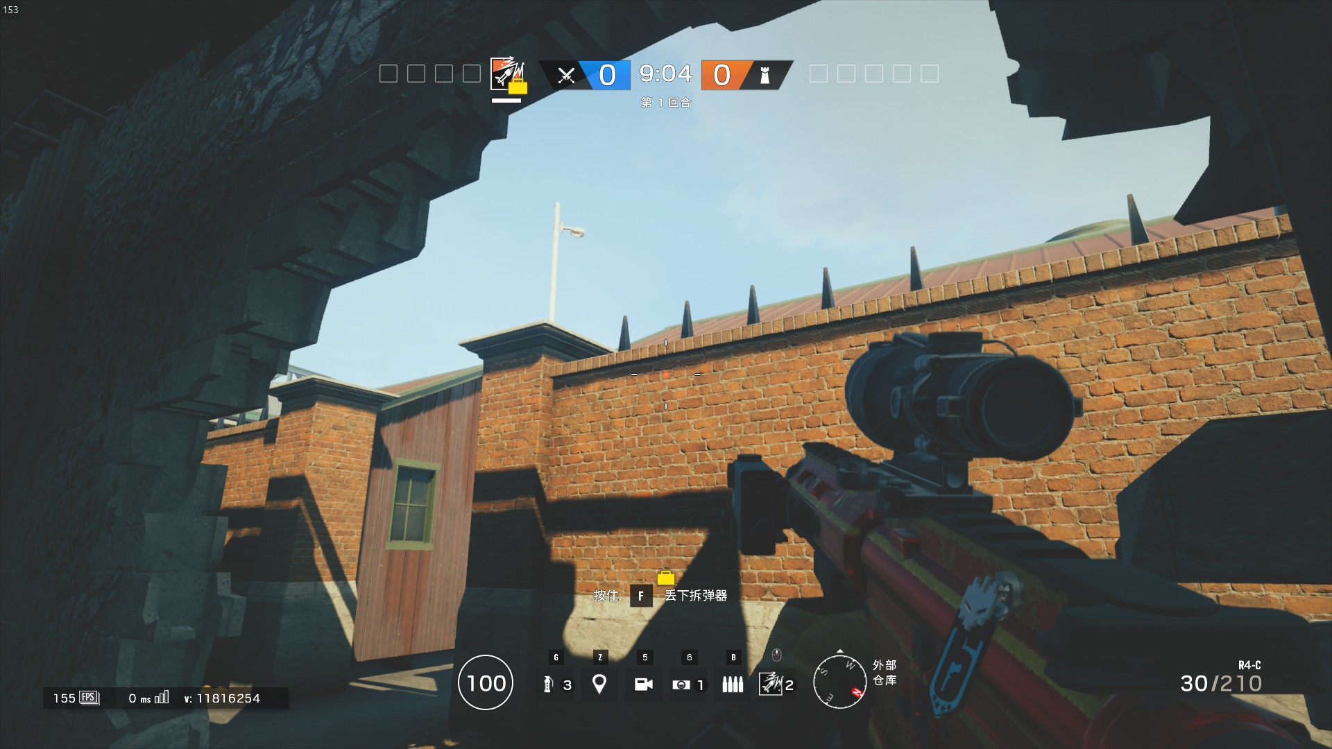 彩虹六号排位地图进攻方防偷人点-俱乐部会所