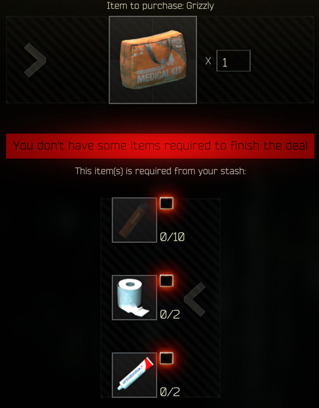 逃离塔科夫—全物品兑换列表(Therapist)0.12.2 哔哩哔哩