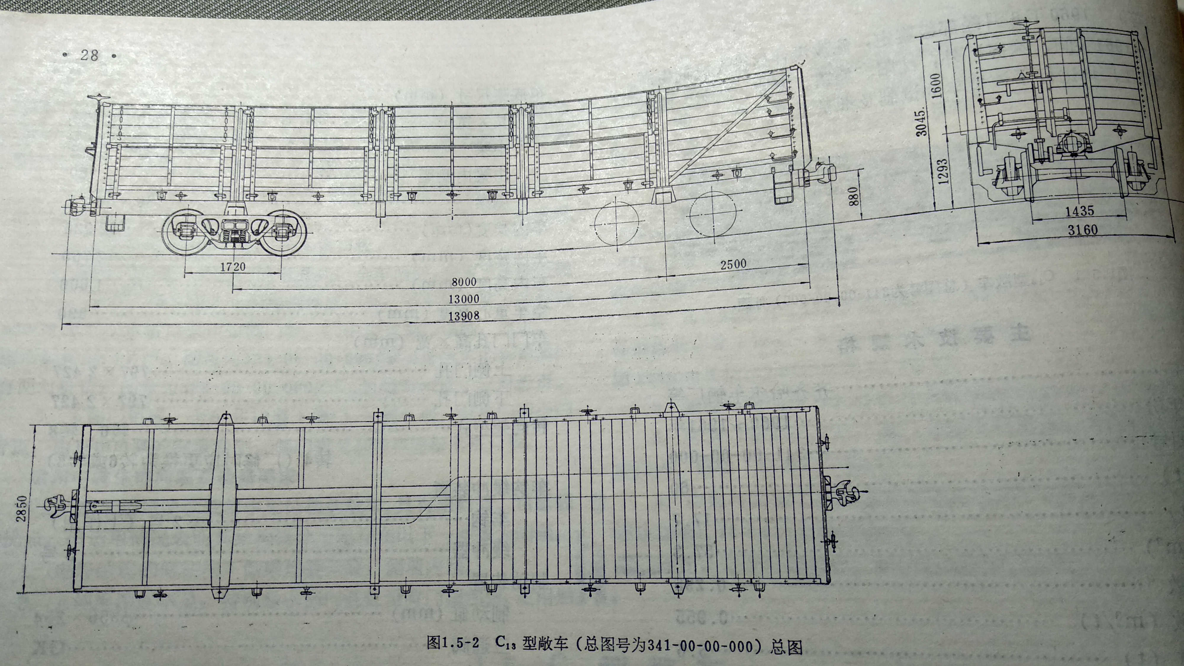 铁路货车车体结构图片