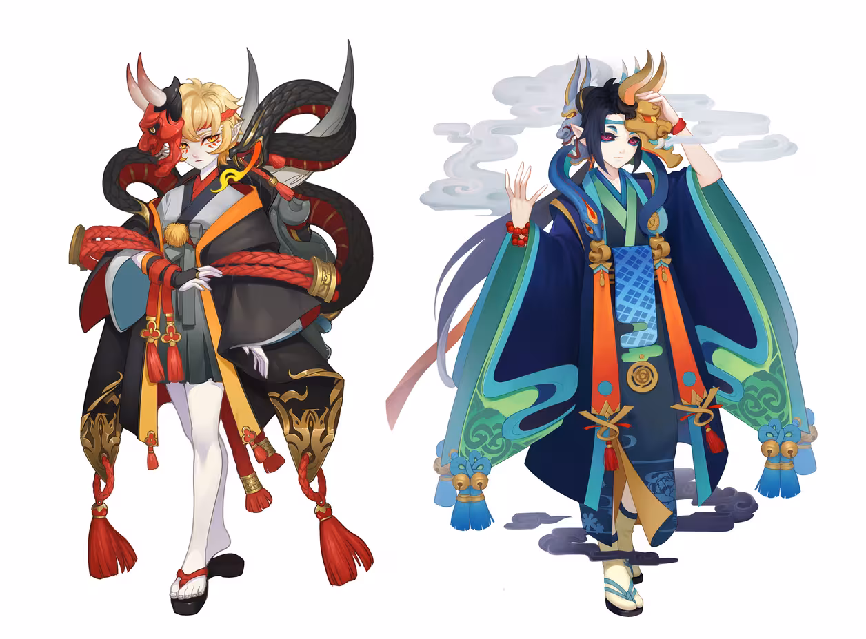 般若,青坊主,夜叉传记