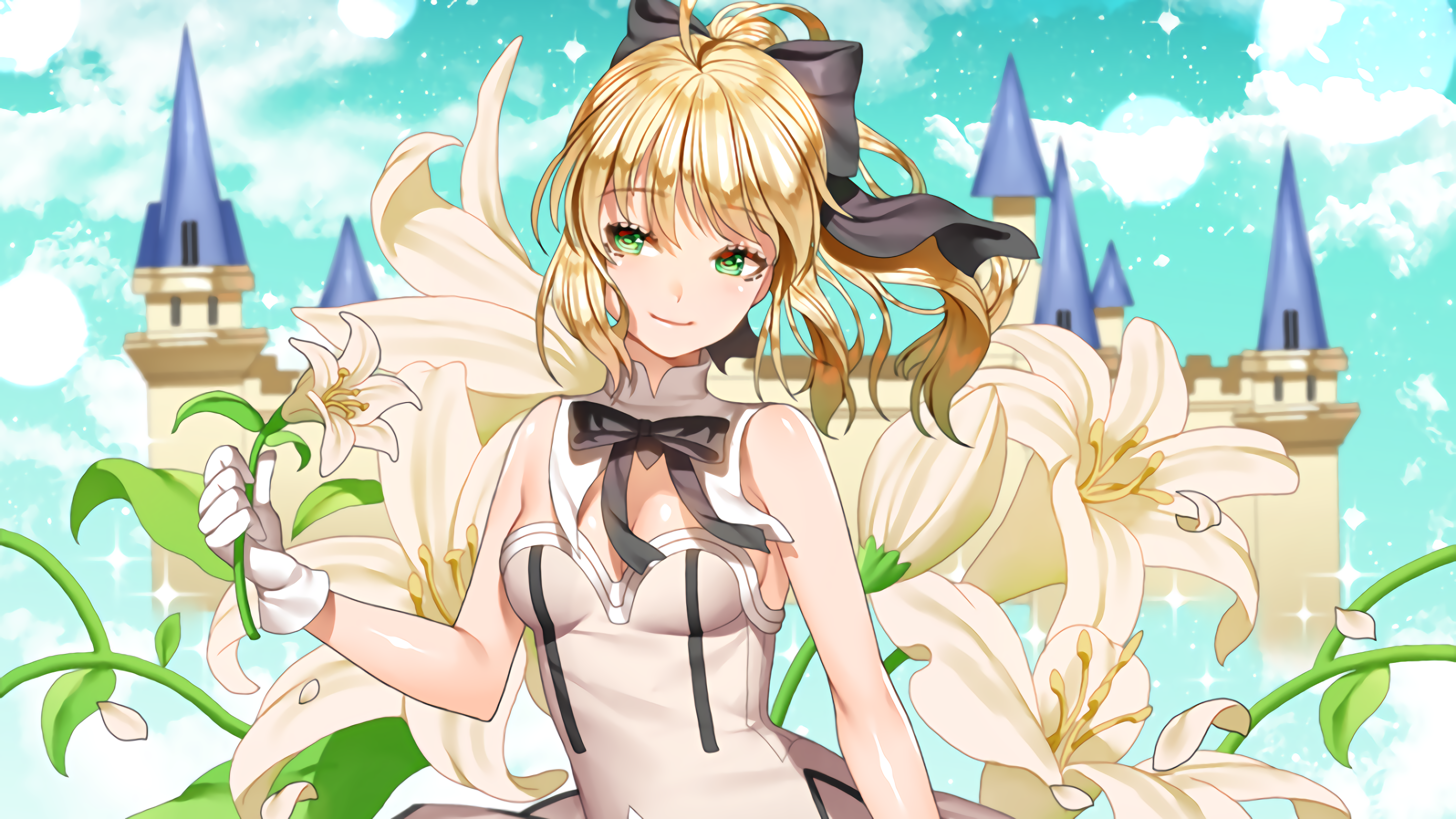 【电脑高清壁纸裁剪】saber,光明磊落真挚下的