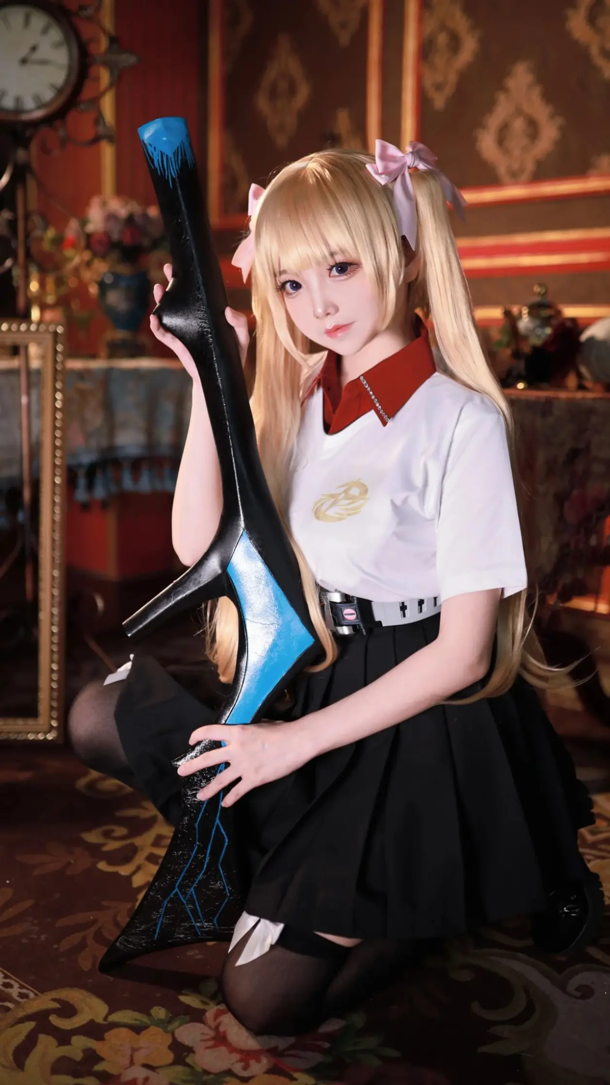 cosplay金发双马尾