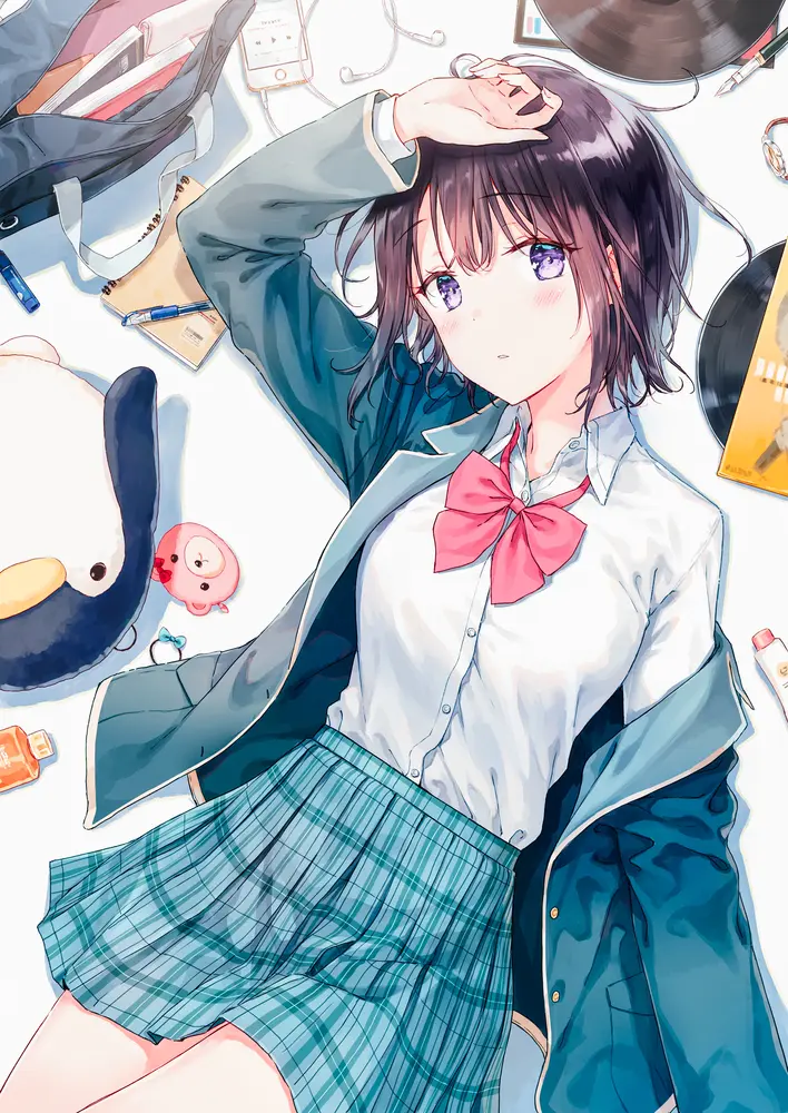 仰卧 唯美插画特辑 哔哩哔哩