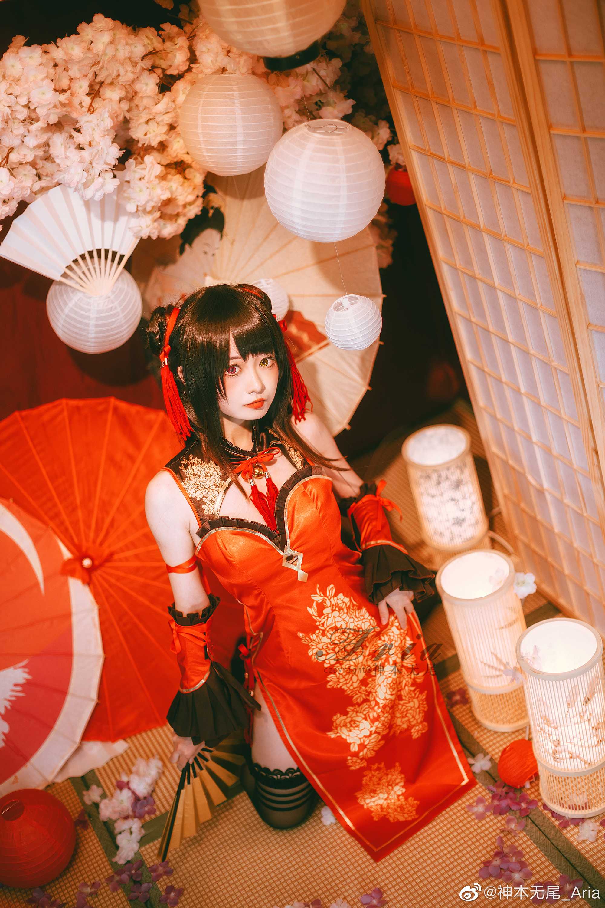 cos约会大作战时崎狂三美瞳还原了好评ヾ▽o