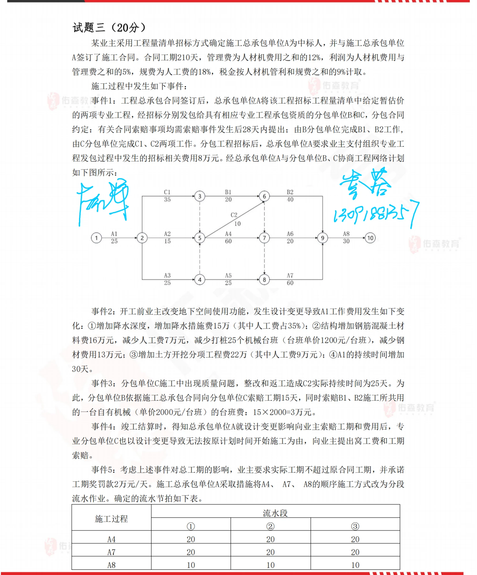 2021年一级造价师【案例科目】前四题题目背景+答案 - 知乎