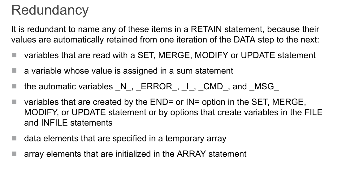 sas-retain-statement