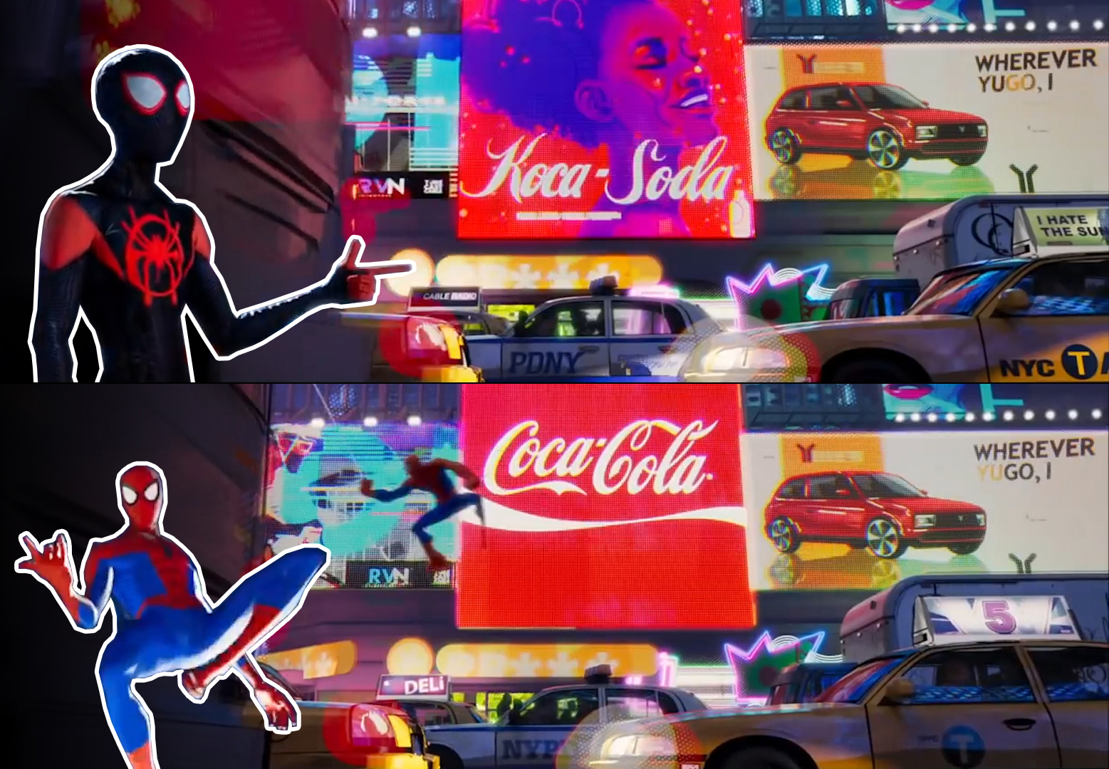 《蜘蛛侠：平行宇宙》预告中的致敬镜头 - 哔哩哔哩