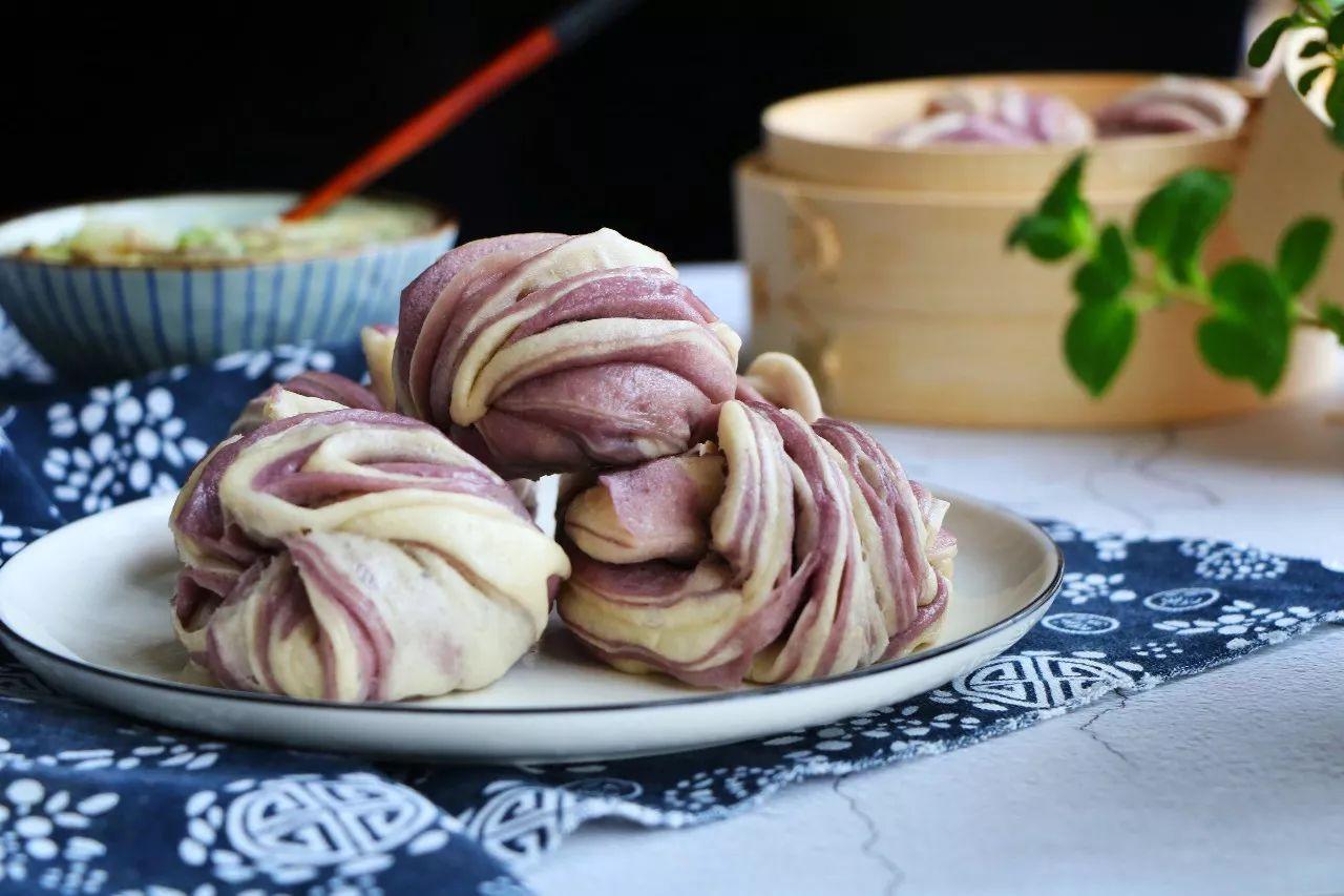 紫薯花卷怎么做_紫薯花卷的做法_豆果美食