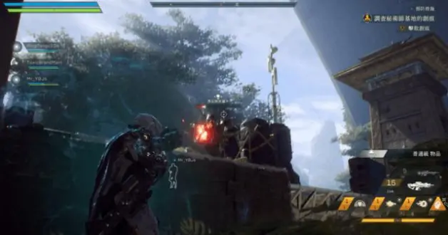 Anthem圣歌 穿着机甲武装冒险pc版钢铁侠飞行武装射击 哔哩哔哩